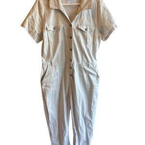 Celebrity Pink Light Cream Jumpsuit